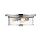 Z-Lite Savannah 3 Light Flush Mount, Chrome & Clear 462F16-CH - alternate 1